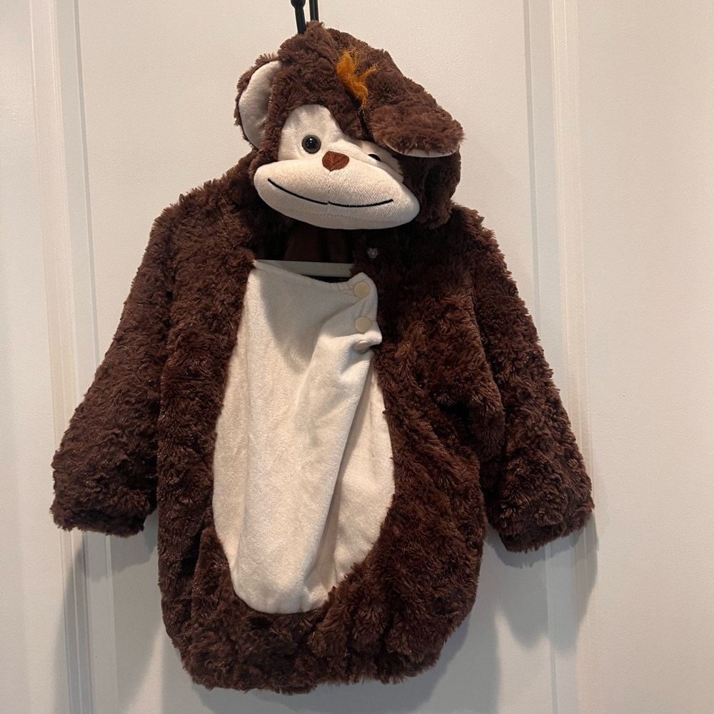 Target Brown and White Monkey Bodysuit